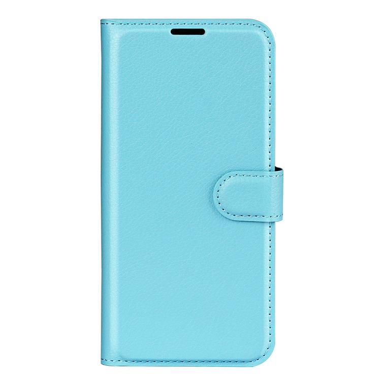 For iPhone Air Litchi Texture Horizontal Flip Leather Phone Case with Holder(Blue) - iPhone Air Cases by buy2fix | Online Shopping UK | buy2fix