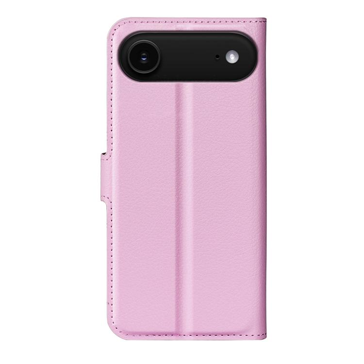 For iPhone Air Litchi Texture Horizontal Flip Leather Phone Case with Holder(Pink) - iPhone Air Cases by buy2fix | Online Shopping UK | buy2fix