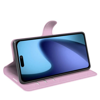 For iPhone Air Litchi Texture Horizontal Flip Leather Phone Case with Holder(Pink) - iPhone Air Cases by buy2fix | Online Shopping UK | buy2fix