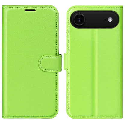 For iPhone Air Litchi Texture Horizontal Flip Leather Phone Case with Holder(Green) - iPhone Air Cases by buy2fix | Online Shopping UK | buy2fix
