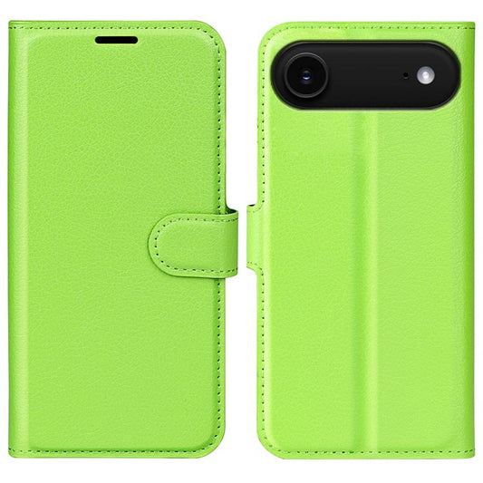 For iPhone Air Litchi Texture Horizontal Flip Leather Phone Case with Holder(Green) - iPhone Air Cases by buy2fix | Online Shopping UK | buy2fix
