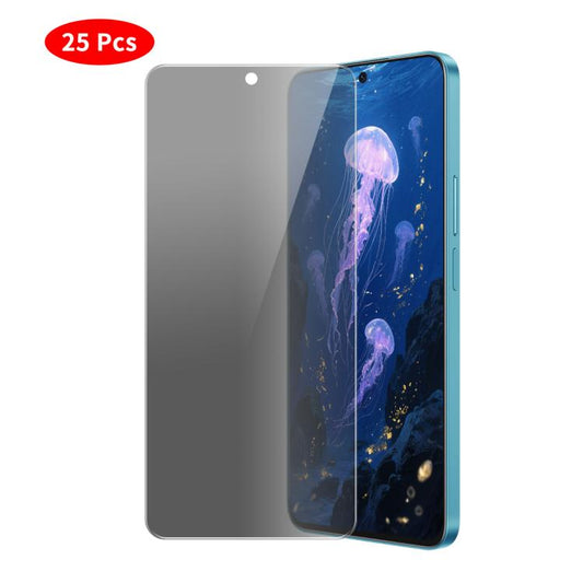 For Honor 400 5G Global 156.5mm JUNSUNMAY 25pcs Privacy Screen Protector Tempered Glass Film - Honor Tempered Glass by JUNSUNMAY | Online Shopping UK | buy2fix
