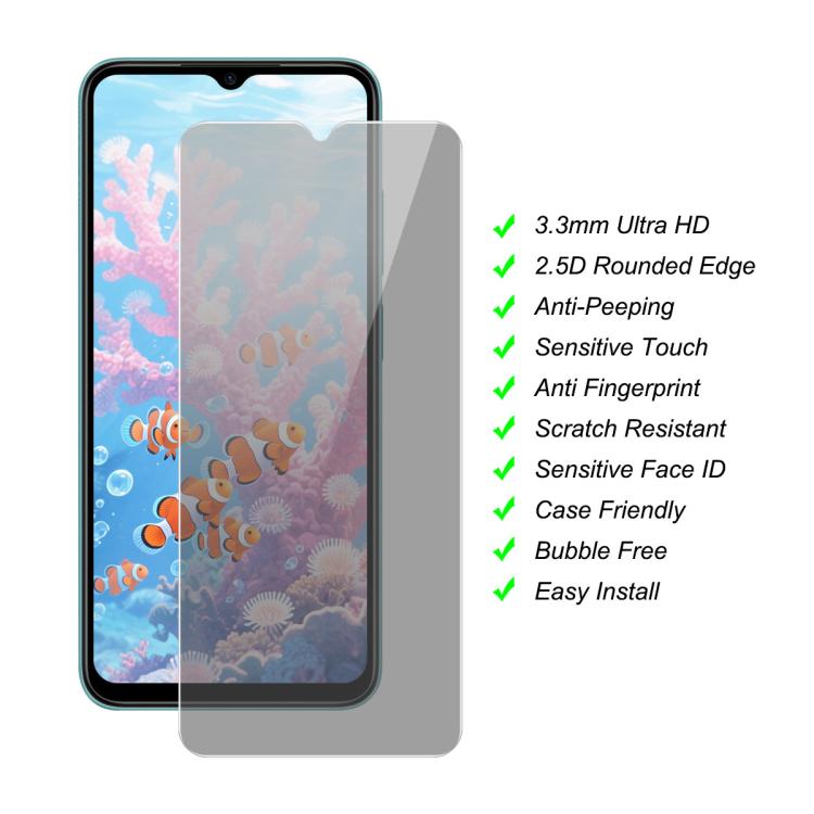 For Samsung Galaxy A07 JUNSUNMAY 25pcs Privacy Screen Protector Tempered Glass Film - Galaxy Tempered Glass by JUNSUNMAY | Online Shopping UK | buy2fix