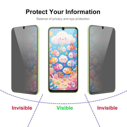 For Samsung Galaxy A15 4G / 5G JUNSUNMAY 25pcs Privacy Screen Protector Tempered Glass Film - Galaxy Tempered Glass by JUNSUNMAY | Online Shopping UK | buy2fix