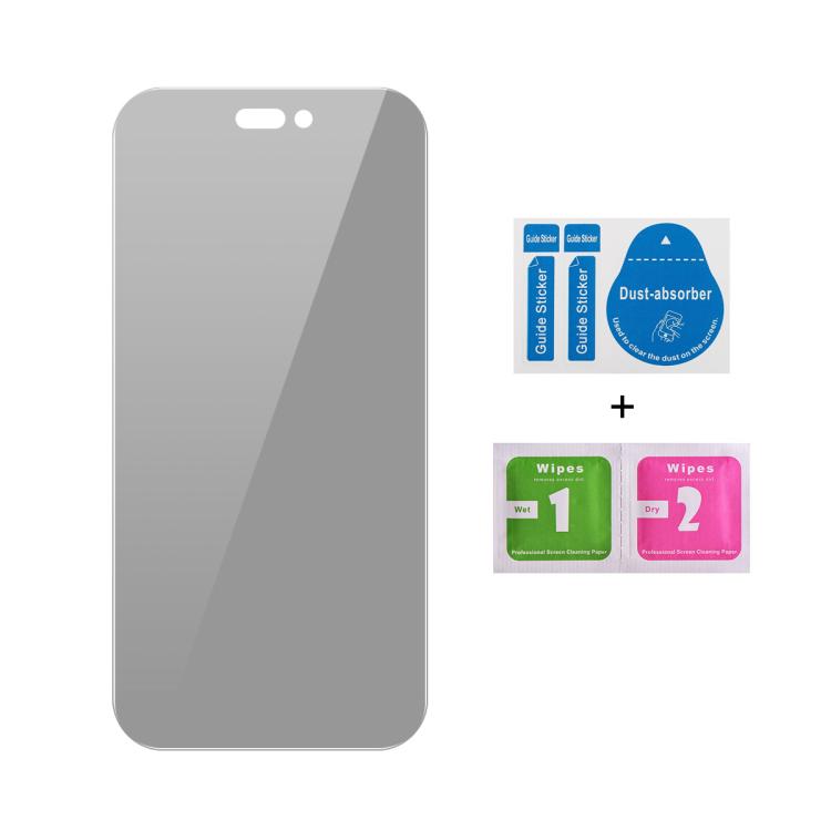 For iPhone 16 Pro JUNSUNMAY 25pcs Privacy Screen Protector Tempered Glass Film - iPhone 16 Pro Tempered Glass by JUNSUNMAY | Online Shopping UK | buy2fix