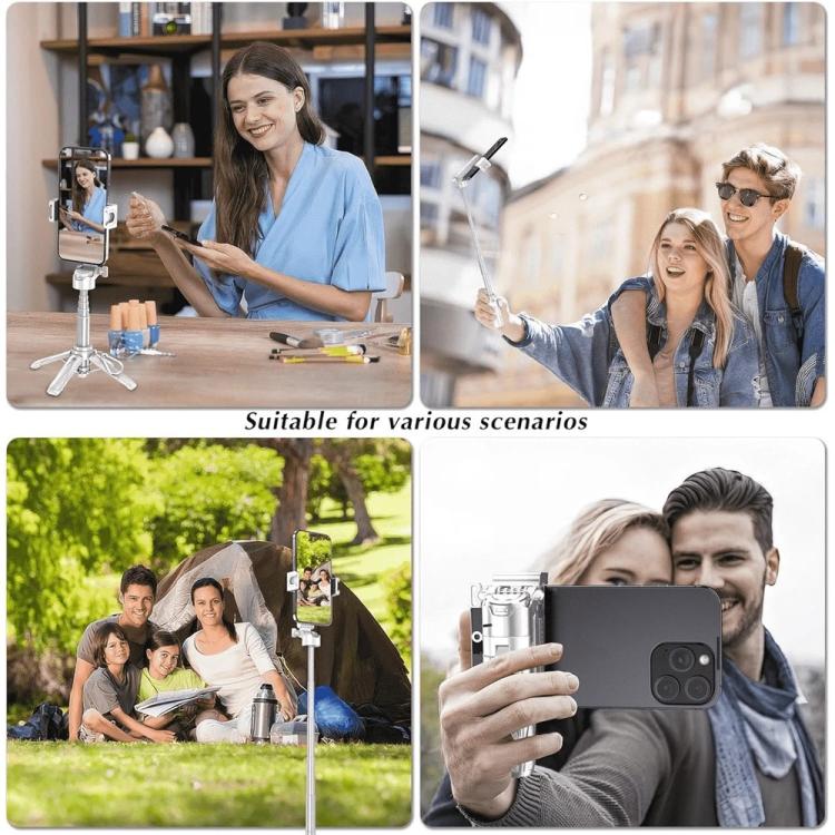 Jmary MT-18 Extendable Phone Holder Wireless Control Mini Phone Selfie Stick Tripod(Black) - Selfie Sticks by Jmary | Online Shopping UK | buy2fix