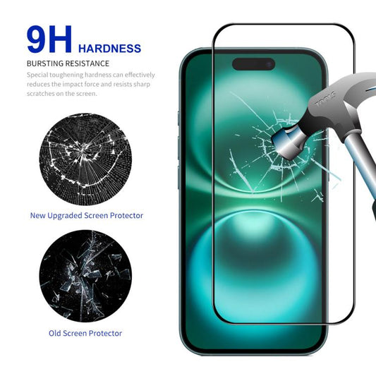 For iPhone 17 Pro ENKAY Thickened Glue No White Edge High Aluminum-silicon Tempered Glass Film - iPhone 17 Pro Tempered Glass by ENKAY | Online Shopping UK | buy2fix