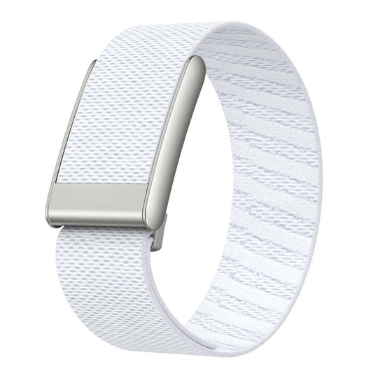 For Whoop 5.0 Elastic Force Decorative Design Nylon Watch Band Regular(White)