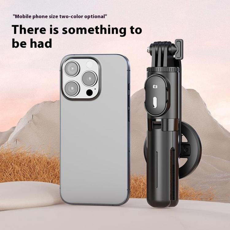 P08Y Pro Portable Travel Selfie Stick Tripod Mini Magsafe Phone Stand with Remote Control(Black) - Selfie Sticks by buy2fix | Online Shopping UK | buy2fix