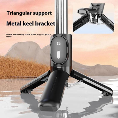 P08Y Pro Portable Travel Selfie Stick Tripod Mini Magsafe Phone Stand with Remote Control(Black) - Selfie Sticks by buy2fix | Online Shopping UK | buy2fix