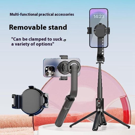 P07 Max Extendable Four-legged Stand Magnetic Phone Selfie Stick with Bluetooth Remote Control(White) - Selfie Sticks by buy2fix | Online Shopping UK | buy2fix