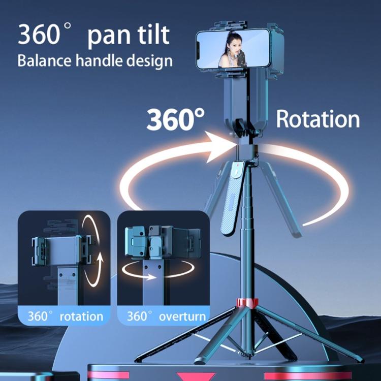 Q185 Smart Auto Tracking Phone Live Streaming Stand AI Selfie Stick Handheld Gimbal Stabilizer - Selfie Sticks by buy2fix | Online Shopping UK | buy2fix