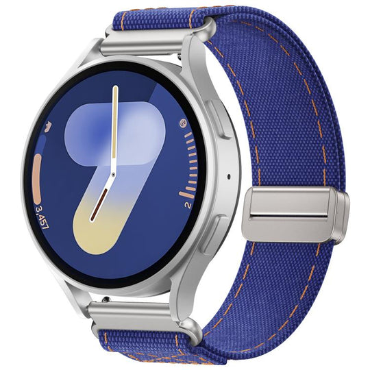 18mm Kalebol Cool Denim Magnetic Buckle Watch Band(Dark Blue)