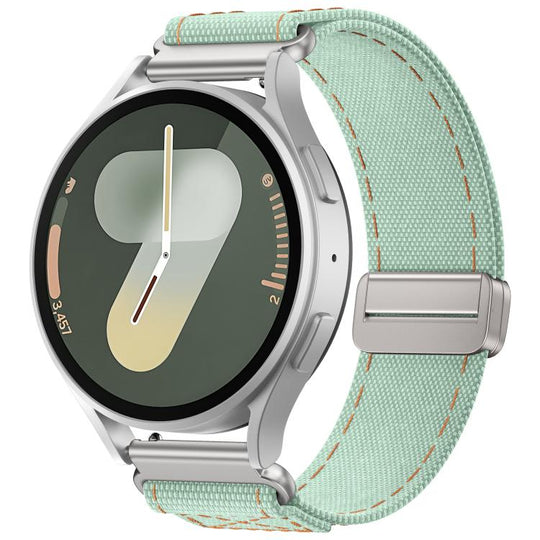 18mm Kalebol Cool Denim Magnetic Buckle Watch Band(Teal)