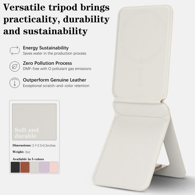 Magnetic MagSafe Tripod Holder(White) - Desktop Holder by buy2fix | Online Shopping UK | buy2fix