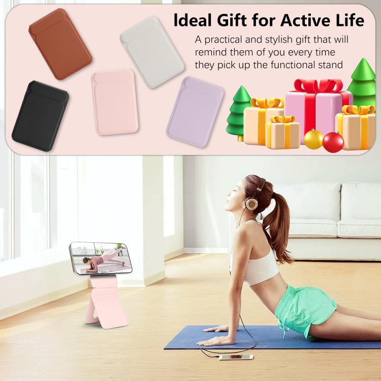 Magnetic MagSafe Tripod Holder(Pink) - Desktop Holder by buy2fix | Online Shopping UK | buy2fix