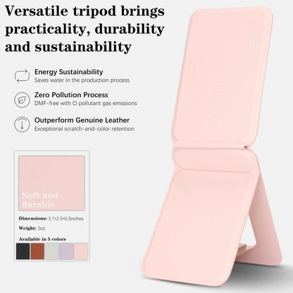 Magnetic MagSafe Tripod Holder(Pink) - Desktop Holder by buy2fix | Online Shopping UK | buy2fix