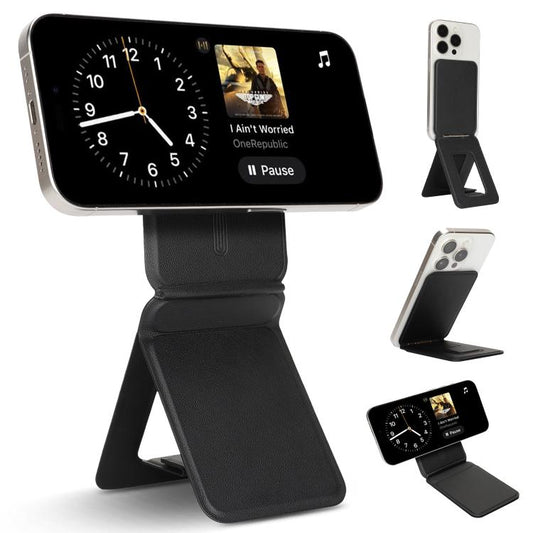 Magnetic MagSafe Tripod Holder(Black) - Desktop Holder by buy2fix | Online Shopping UK | buy2fix