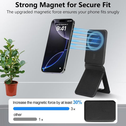 Magnetic MagSafe Tripod Holder(Black) - Desktop Holder by buy2fix | Online Shopping UK | buy2fix