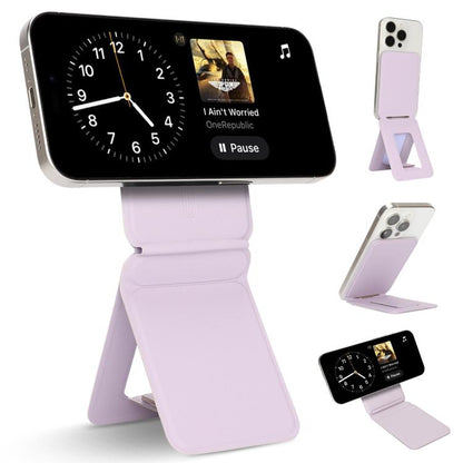 Magnetic MagSafe Tripod Holder(Purple) - Desktop Holder by buy2fix | Online Shopping UK | buy2fix