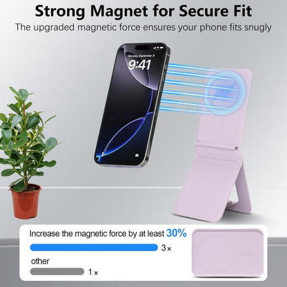 Magnetic MagSafe Tripod Holder(Purple) - Desktop Holder by buy2fix | Online Shopping UK | buy2fix