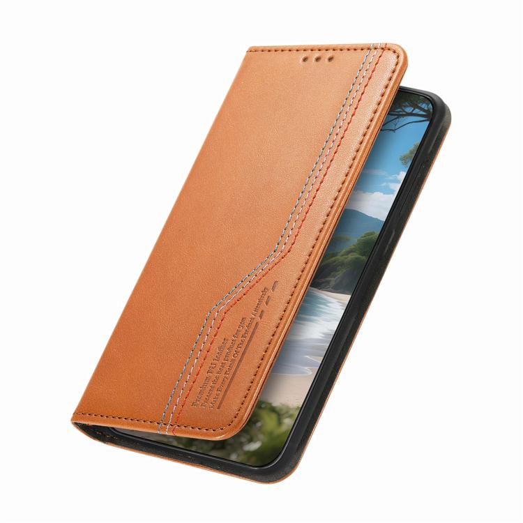 For iPhone Air Elastic Wristband Magnetic Suction Leather Phone Case(Brown) - iPhone Air Cases by buy2fix | Online Shopping UK | buy2fix