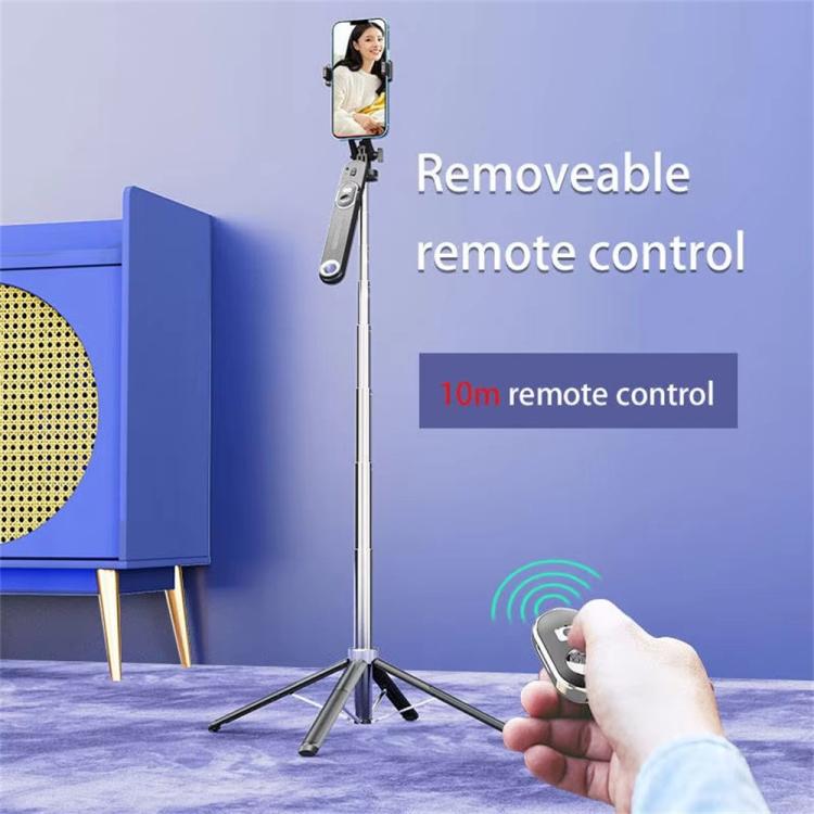P510 Retractable Four-Legs Stand Portable Phone Stand Selfie Stick with Bluetooth Remote Control - Selfie Sticks by buy2fix | Online Shopping UK | buy2fix