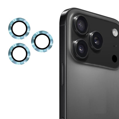 For iPhone 17 Pro / 17 Pro Max ENKAY 9H Rear Lens Aluminium Alloy Tempered Glass Film(Sierra Blue) - iPhone 17 Pro Max Tempered Glass by ENKAY | Online Shopping UK | buy2fix