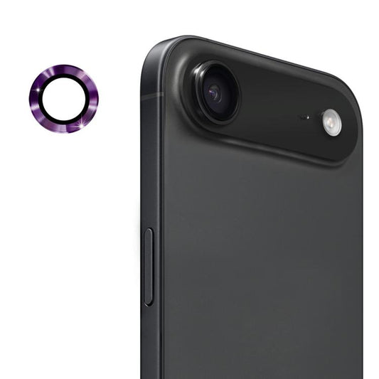 For iPhone 17 Air ENKAY 9H Rear Lens Aluminium Alloy Tempered Glass Film(Dark Purple) - iPhone 17 Air Tempered Glass by ENKAY | Online Shopping UK | buy2fix