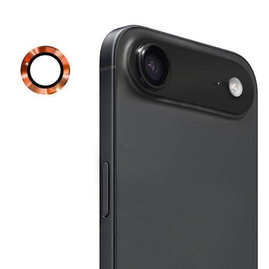 For iPhone Air ENKAY 9H Rear Lens Aluminium Alloy Tempered Glass Film(Orange) - iPhone Air Tempered Glass by ENKAY | Online Shopping UK | buy2fix