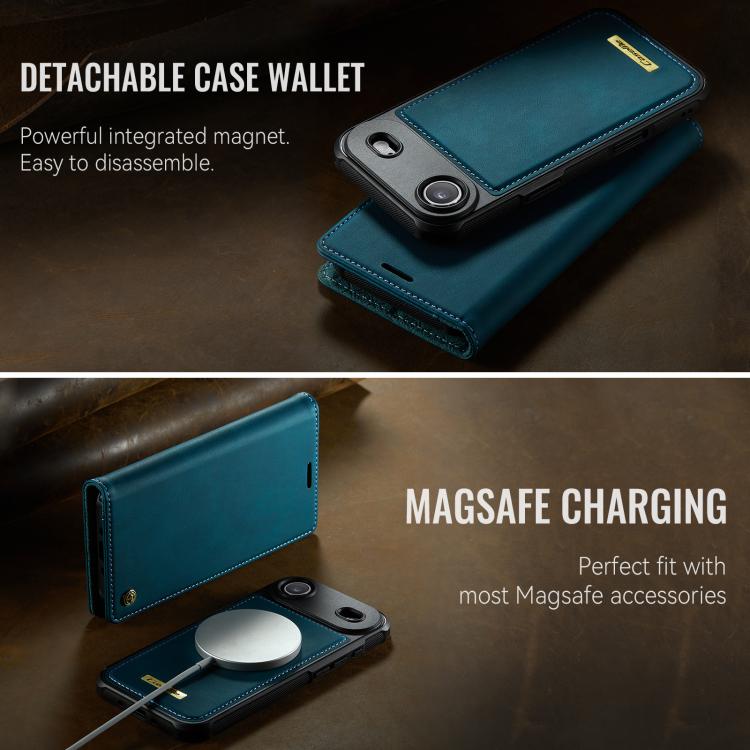 For iPhone Air CaseMe C49 MagSafe RFID Blocking Detachable Wallet Leather Phone Case(Green) - iPhone Air Cases by CaseMe | Online Shopping UK | buy2fix