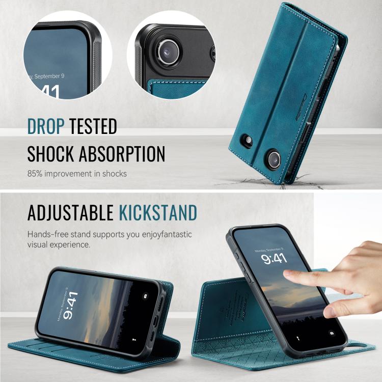 For iPhone Air CaseMe C49 MagSafe RFID Blocking Detachable Wallet Leather Phone Case(Green) - iPhone Air Cases by CaseMe | Online Shopping UK | buy2fix