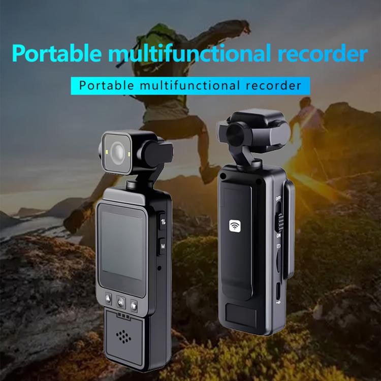 1080P Ultra-HD Clip Pocket Vlog Camera WiFi Portable Video Recorder Camera(Black) - Sports Camera by buy2fix | Online Shopping UK | buy2fix