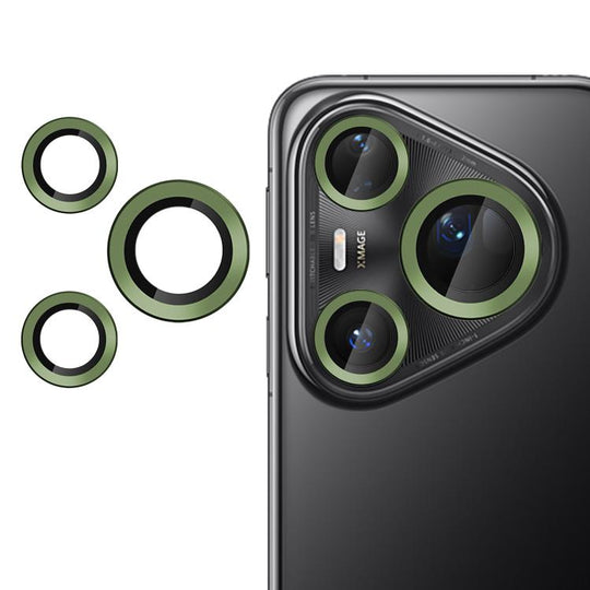 For Huawei Pura 80 Ultra Kalebol No Flicker Ultra-Thin Individual Camera Lens Tempered Glass Film(Emerald Green)