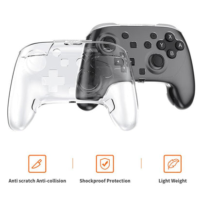 For Nintendo Switch 2 Pro Gamepad Transparent Full Cover PC Protective Case - Cases by buy2fix | Online Shopping UK | buy2fix