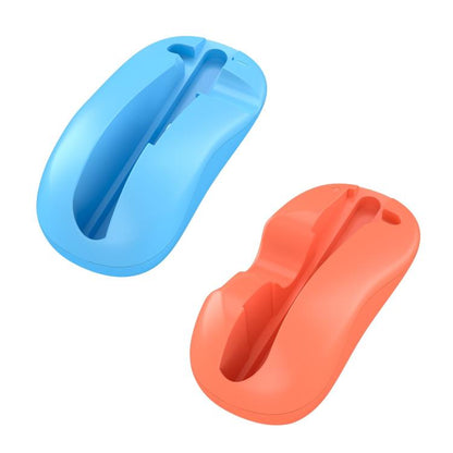 For Nintendo Switch 2  Mini Portable Handle Turns To A Mouse In Seconds(Orange Blue) - Gamepads by buy2fix | Online Shopping UK | buy2fix