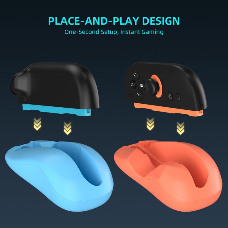 For Nintendo Switch 2  Mini Portable Handle Turns To A Mouse In Seconds(Black) - Gamepads by buy2fix | Online Shopping UK | buy2fix