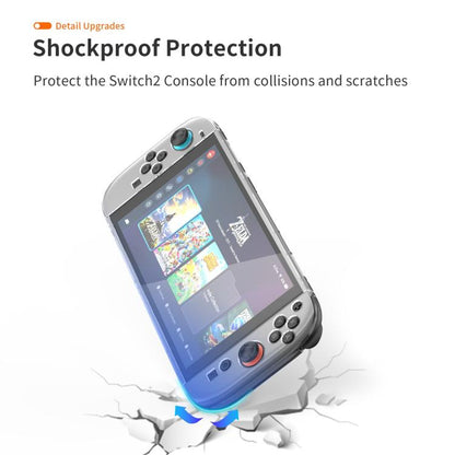 For Nintendo Switch 2  Game Console Split Full Cover Transparent PC Protective Case - Cases by buy2fix | Online Shopping UK | buy2fix