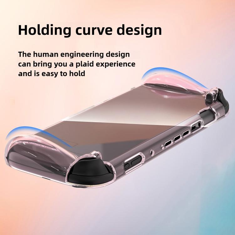 For Nintendo Switch 2 Game Consoles Transparent TPU Protective Case(Translucent White Glitter) - Cases by buy2fix | Online Shopping UK | buy2fix