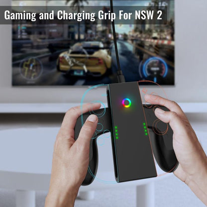 For Nintendo Switch 2 Left And Right Handle Multi-Function Rechargeable Grips - Charger & Power by buy2fix | Online Shopping UK | buy2fix