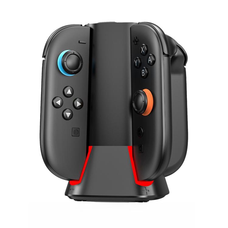 For Nintendo Switch 2 4 in 1 Handle Charging Stand With RGB Dazzling Lights - Charger & Power by buy2fix | Online Shopping UK | buy2fix