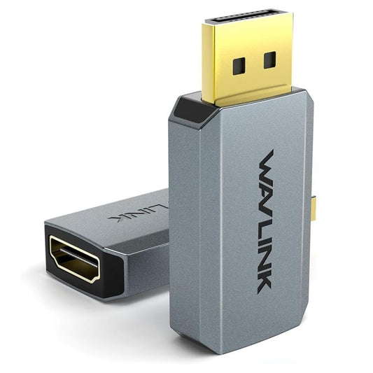 WAVLINK CAH5 For PC TV Projector DisplayPort to HDMI Adapter 4K 60Hz Video Converter - Converter by WAVLINK | Online Shopping UK | buy2fix