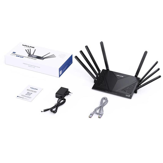 WAVLINK WN536AX6 For Gaming High Speed Dual Band MESH AP Repeater AX6000 WiFi 6 Router, Plug:US Plug - Wireless Routers by WAVLINK | Online Shopping UK | buy2fix