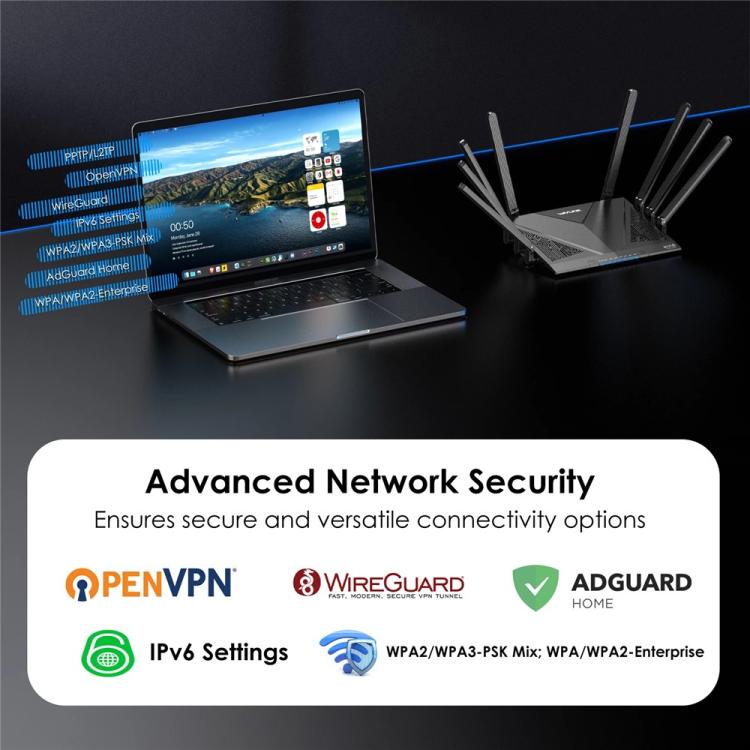 WAVLINK WN536AX6 For Gaming High Speed Dual Band MESH AP Repeater AX6000 WiFi 6 Router, Plug:US Plug - Wireless Routers by WAVLINK | Online Shopping UK | buy2fix