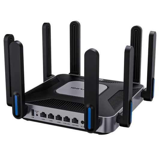 WAVLINK WN592AX6 2.5G Multi Gig Port Quad Core CPU AX6000 Dual Band WiFi 6 Router, Plug:UK Plug - Wireless Routers by WAVLINK | Online Shopping UK | buy2fix