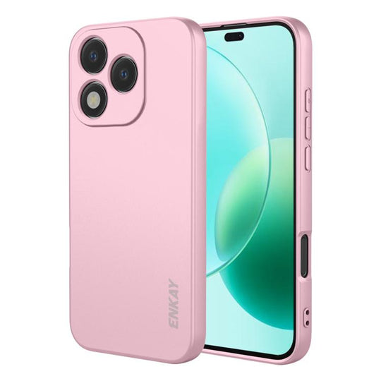 For Honor 400 Lite Global ENKAY Hat-Prince Liquid Silicone Shockproof Soft Phone Case(Pink)