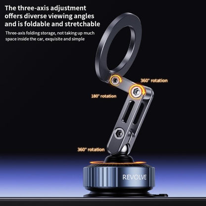 Z25 Vacuum Suction Magnetic Mount Bracket Foldable Car Phone Holder - Universal Car Holders by buy2fix | Online Shopping UK | buy2fix