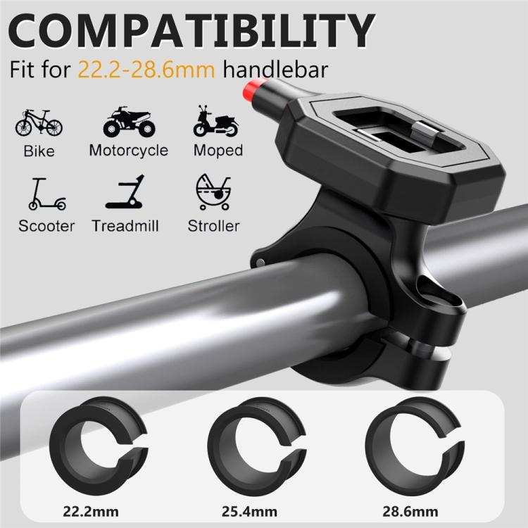 HL-176A Motorcycle Bicycle Handlebar Quick Release Shockproof Phone Holder - Holder by buy2fix | Online Shopping UK | buy2fix