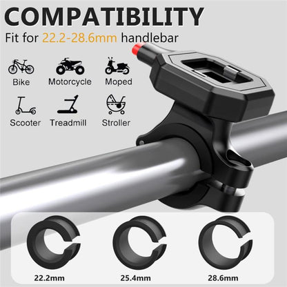 HL-176A Motorcycle Bicycle Handlebar Quick Release Shockproof Phone Holder - Holder by buy2fix | Online Shopping UK | buy2fix