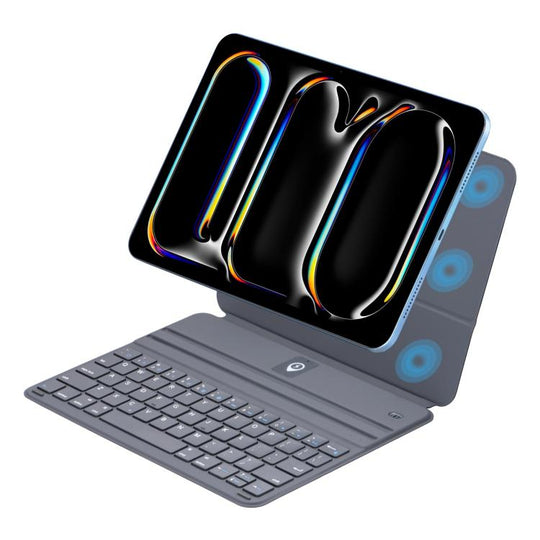 For iPad 2025 Magnetic Keyboard Slim Protective Case
